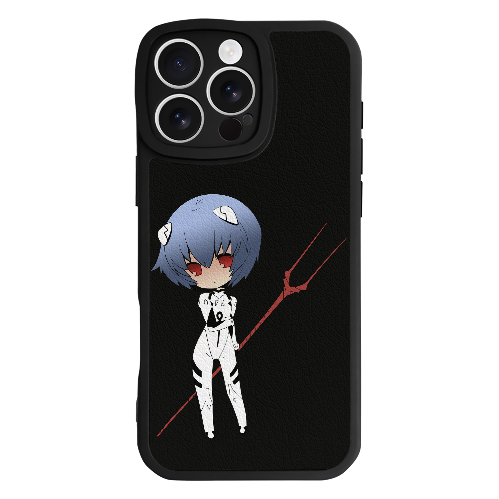 （画像用） EVA 新世紀エヴァンゲリオン 【iPhone 16シリーズ対応】シリコンスマホケース（レザー調） 材質：シリコン